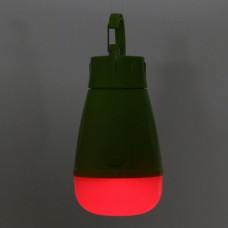 Фонарь туристический подвесной 3 режима, 3LED, 3AAA карабин 5688