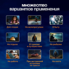 Фонарь брелок мультитул с магнитом