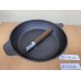 Сковорода чугунная MANOLI с деревянной съемной ручкой без крышки диаметр 26 см, высота 5 см
