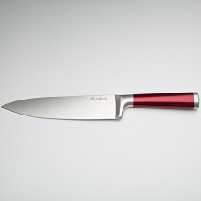 Нож 20,3 см большой поварской Alpenkok "Burgundy" с красной ручкой