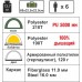 Шестиместная кемпинговая палатка bora-6 5000 мм