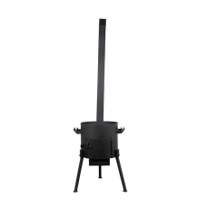 Печь для казана 450, с дымоходом и зольником, толщина стали 2 мм, термокраска МТЗ-245