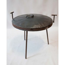 Садж сковорода «Костер» (воронёная сталь) 40 см
